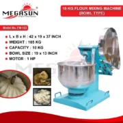 10 KG Flour Mixing Machine Bowl Type - Image 2