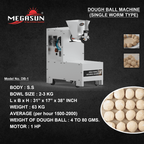 Dough Ball Machine Single Worm