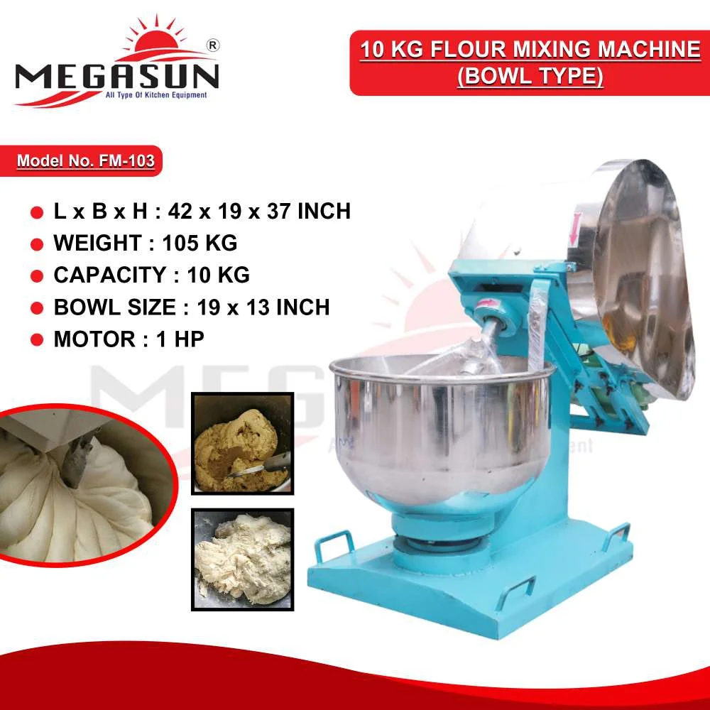 10 KG Flour Mixing Machine Drum Type
