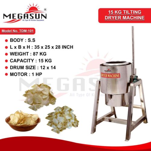 15 KG Dryer Machine Tilting