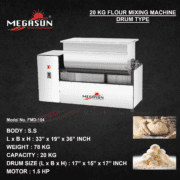 20 KG Flour Mixing Machine Drum Type
