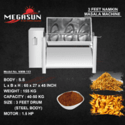 Namkeen Masala Mixing Machine 3 Feet Drum Size - Image 2