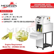 Sugarcane Juicer Machine Engine Model