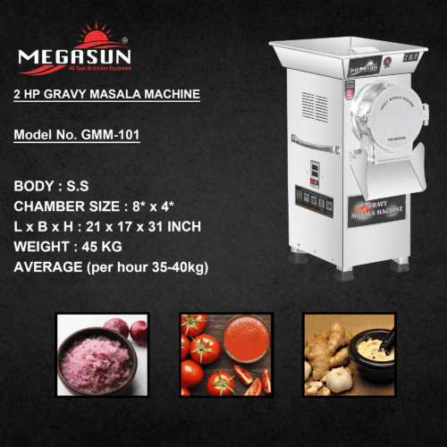 2 HP Gravy Masala Machine