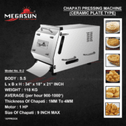 Roti Pressing Machine (Ceramic Plate Type) - Image 2